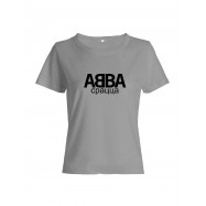 Прикольная футболка с принтом АББА | Женская оригинальная и стильная футболка