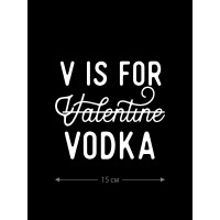 Наклейки на авто с принтом V is for vodka | Стикеры для любых твердых поверхностей, стекол