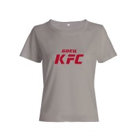 Бойцовская футболка для тренировок и повседневной носки для бойцов ММА с принтом Боец KFC