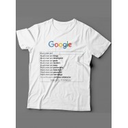 Мужская футболка с прикольным принтом "Google"