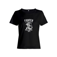 Бойцовская футболка для тренировок и повседневной носки для бойцов ММА с принтом Figher