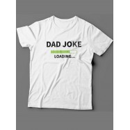 Мужская футболка с прикольным принтом "Dad joke loading"