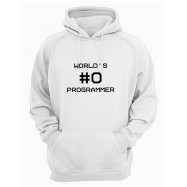 Мужское худи со смешным принтом "Worlds #0 Programmer"