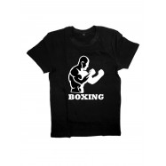 Футболка с прикольной надписью «Boxing»/Оригинальная, модная мужская с принтом.