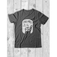 Прикольная мужская футболка с принтом "Chill Vibes"