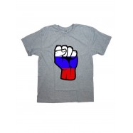 Мужская футболка с рисунком хб Россия