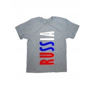 Мужская футболка с принтом Россия
