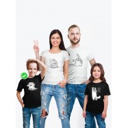 Футболки Фэмили Лук одежда Family Look