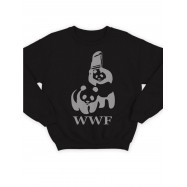 Модный свитшот - толстовка без капюшона с принтом "WWF"