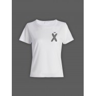 Женская футболка с прикольным принтом "XUI"