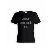 Женская футболка с прикольным принтом "Just ой всё it"