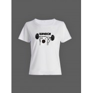 Прикольная женская футболка с оригинальным рисунком/Смешная с принтом Качоси