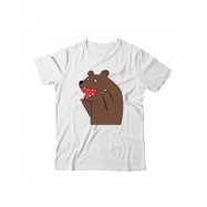 Футболка с прикольной надписью «Медведь кричит из кустов» / Оригинальная, модная мужская футболка.