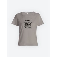 Модная женская футболка с надписью Make America/Оригинальная с принтом