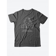 Качественная хлопковая футболка для женщин Stop making drama / Прикольные надписи на футболках