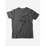 Качественная хлопковая футболка для женщин с принтом My old pic / Прикольные надписи на футболках