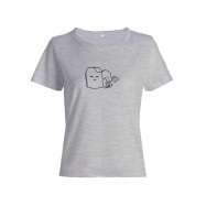 Женская футболка со смешной надписью "It's a tea shirt"/Смешная