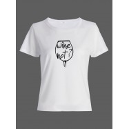 Женская футболка со смешной надписью