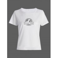 Женская футболка со смешной надписью "Internet park"/Смешная