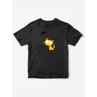 Детские футболки "Котенок и паучок"