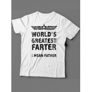 Мужская футболка с прикольным принтом "World's greatest farter"