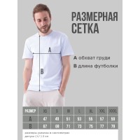 Мужская футболка с прикольным принтом "Сделано в России"