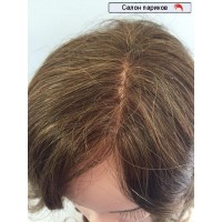 натуральный парик без челки с волнистыми волосами DW 1694 Mono