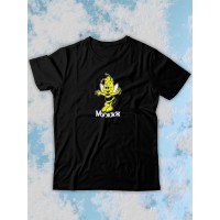 Парные футболки Sharp&Shop Парные футболки черные с принтом пчела мужж мужская оверсайз