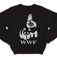 Прикольные свитшоты с пародией на логотип "WWF"