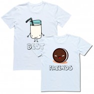 Парные футболки "Best Friends(Печенько&amp;Молоко)"