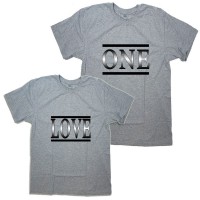 Парные футболки "ONE LOVE"