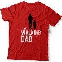 Футболка в подарок для папы с надписью "Walking dad"
