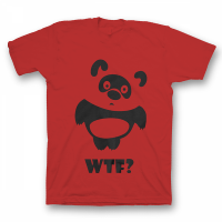 Прикольная футболка с принтом "WTF"