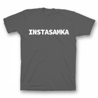 Прикольная футболка с принтом "Instasamka"